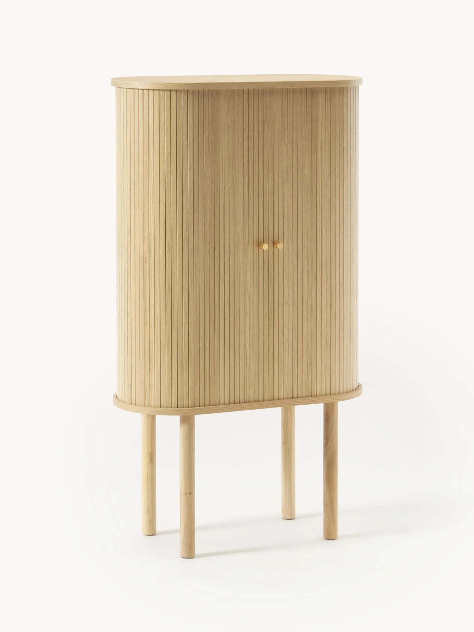 Credenza alta con frontale millerighe Calary