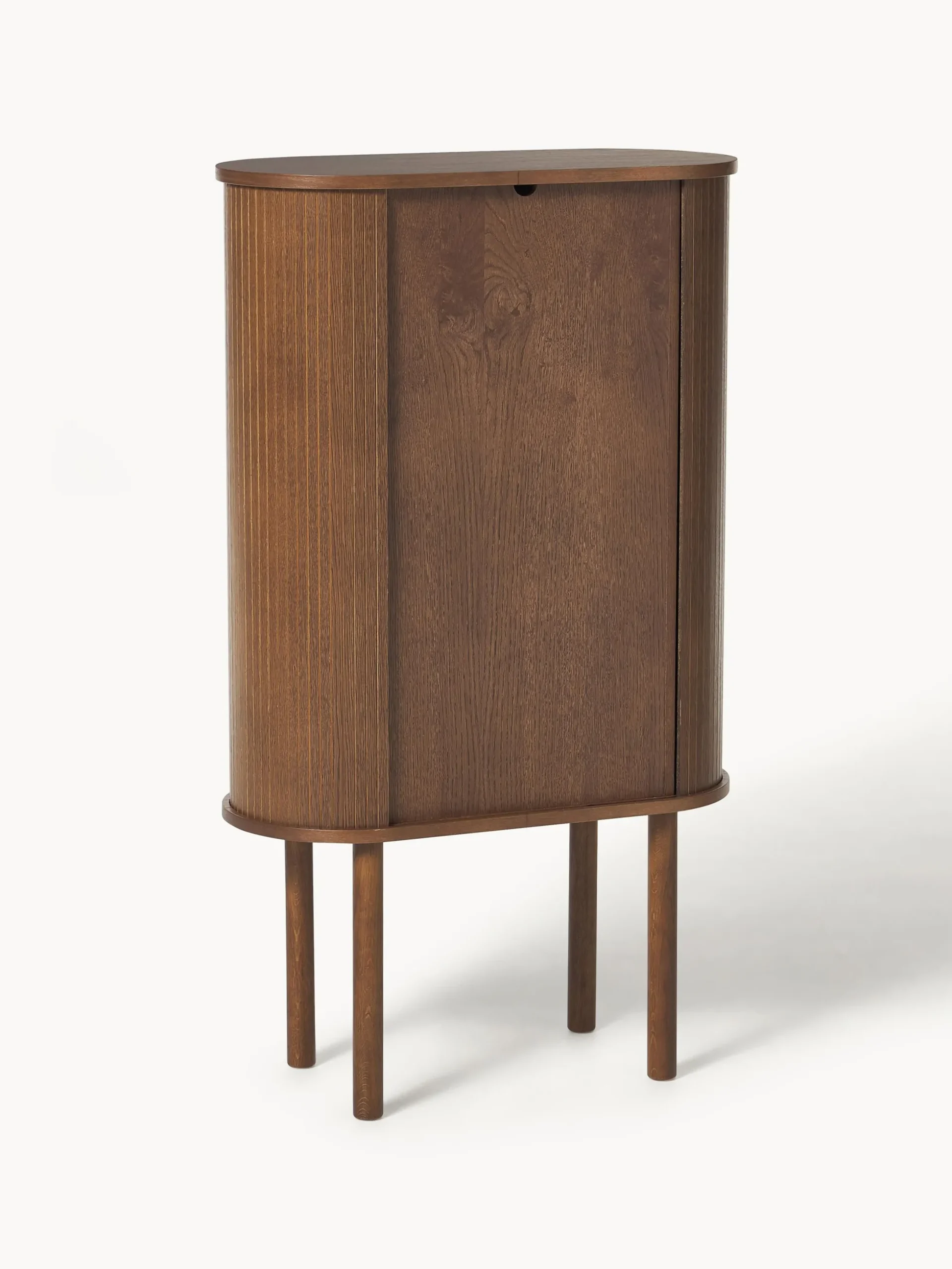 Credenza alta con frontale millerighe Calary