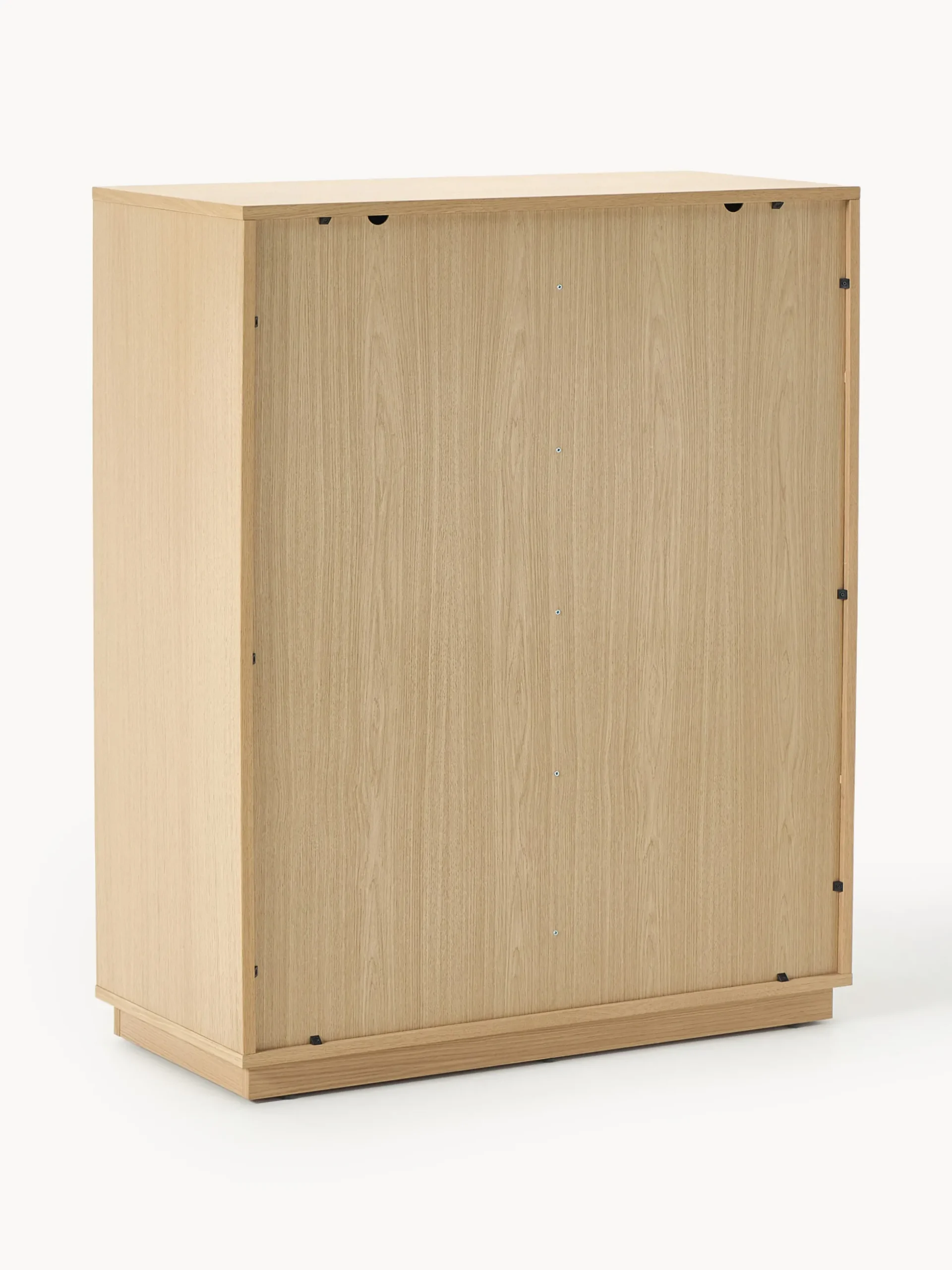 Credenza alta in legno con frontale imbottito Wisp