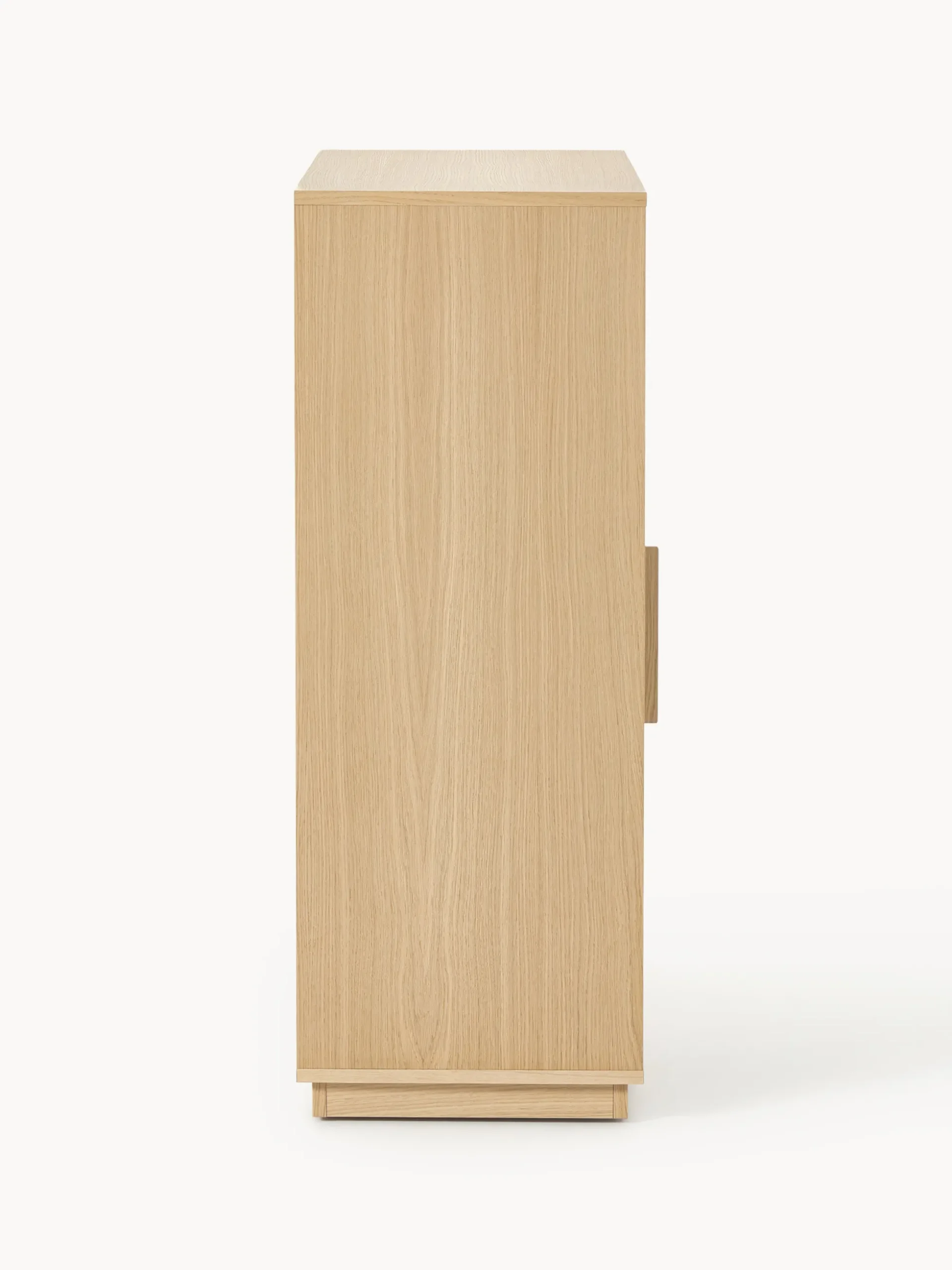Credenza alta in legno con frontale imbottito Wisp