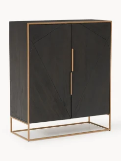 Credenza alta in legno di mango Harry