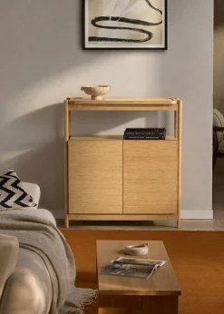 Credenza alta in legno Libby
