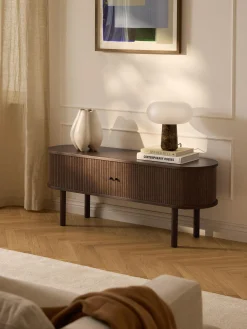 Credenza bassa con frontale millerighe Calary