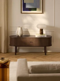 Credenza bassa con frontale millerighe Calary