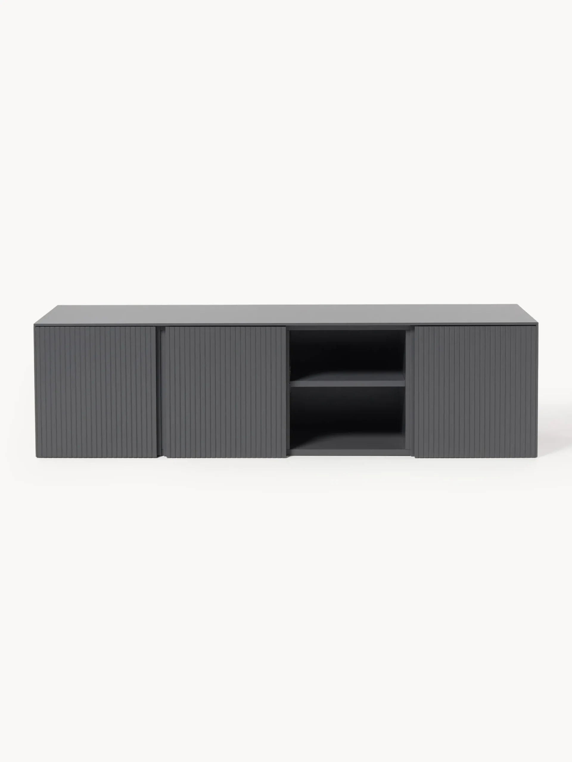 Credenza bassa con fronte millerighe Shea