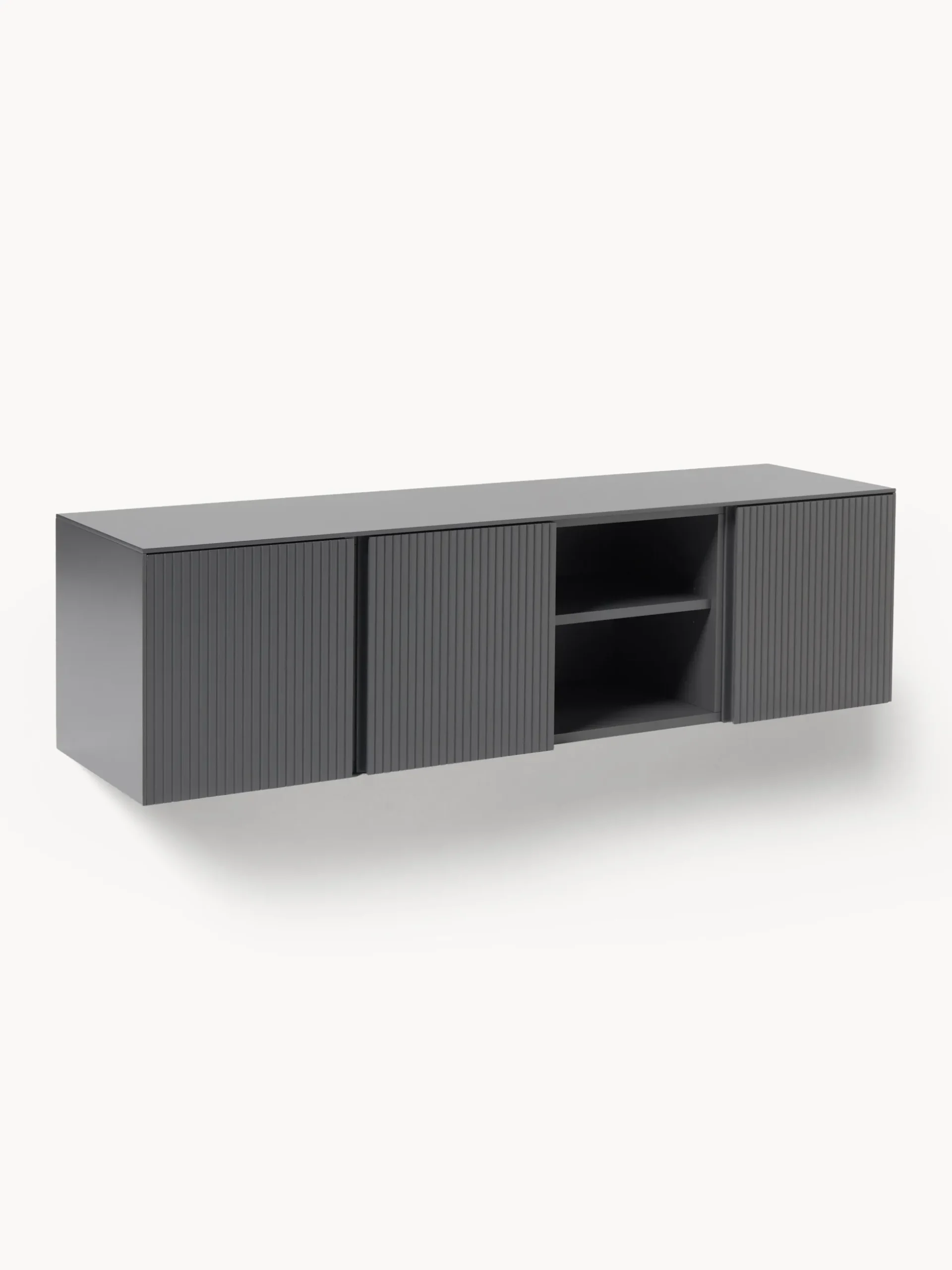 Credenza bassa con fronte millerighe Shea