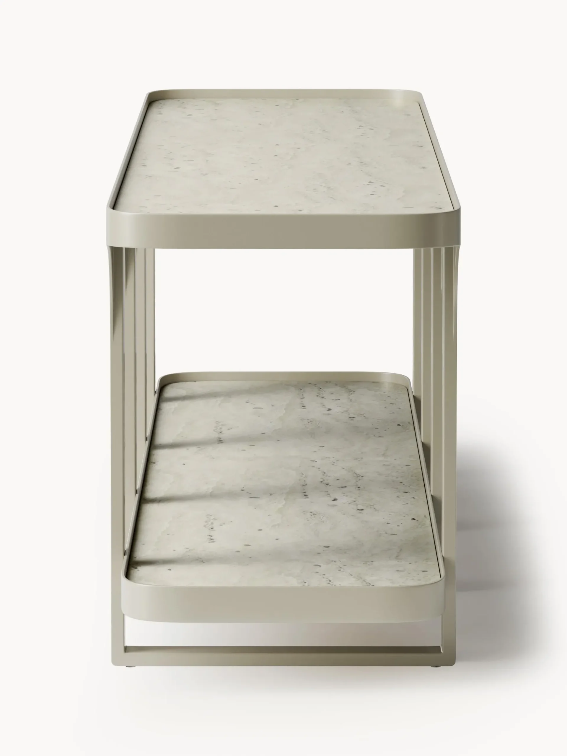 Credenza bassa effetto travertino Bella