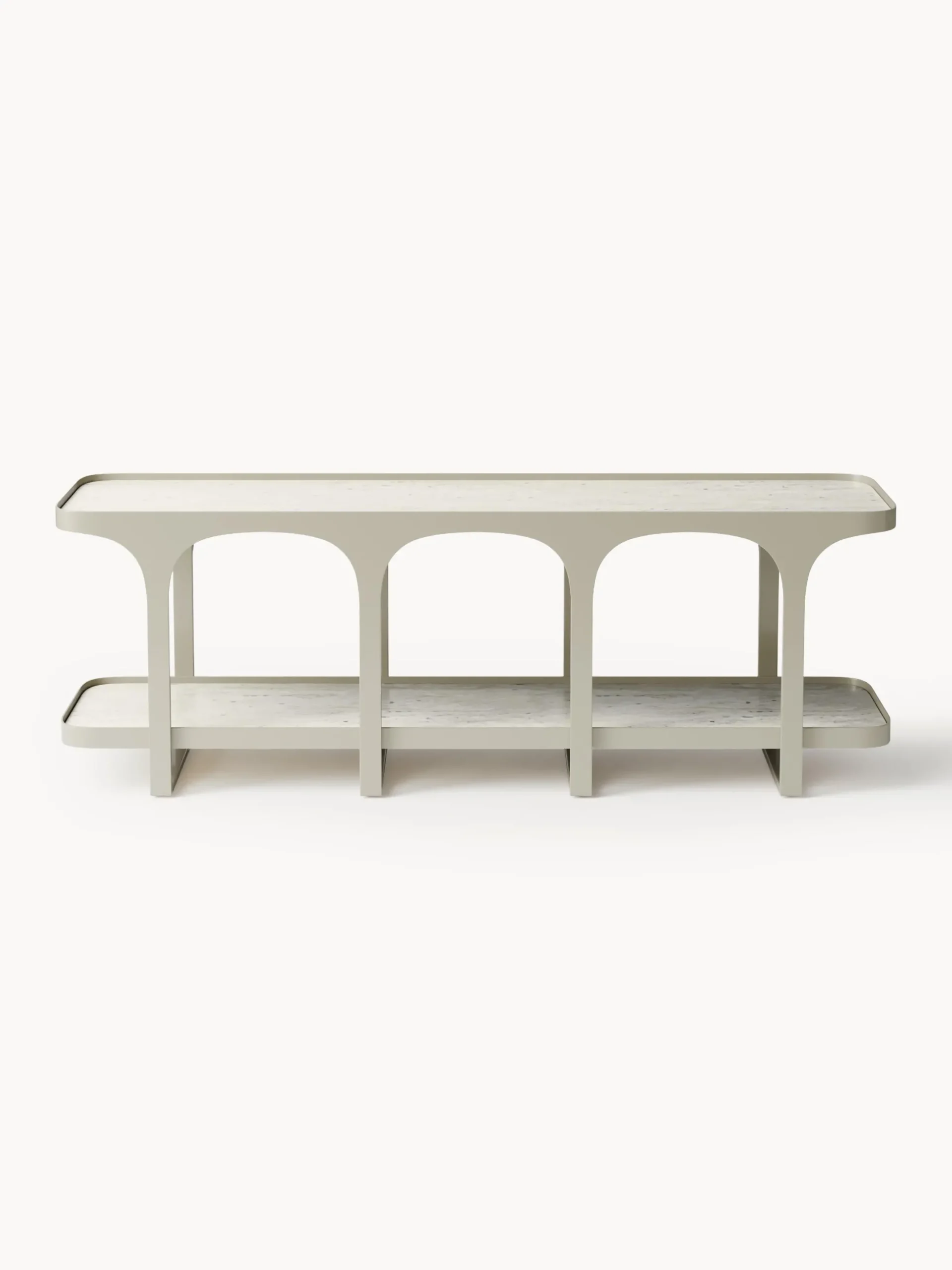 Credenza bassa effetto travertino Bella