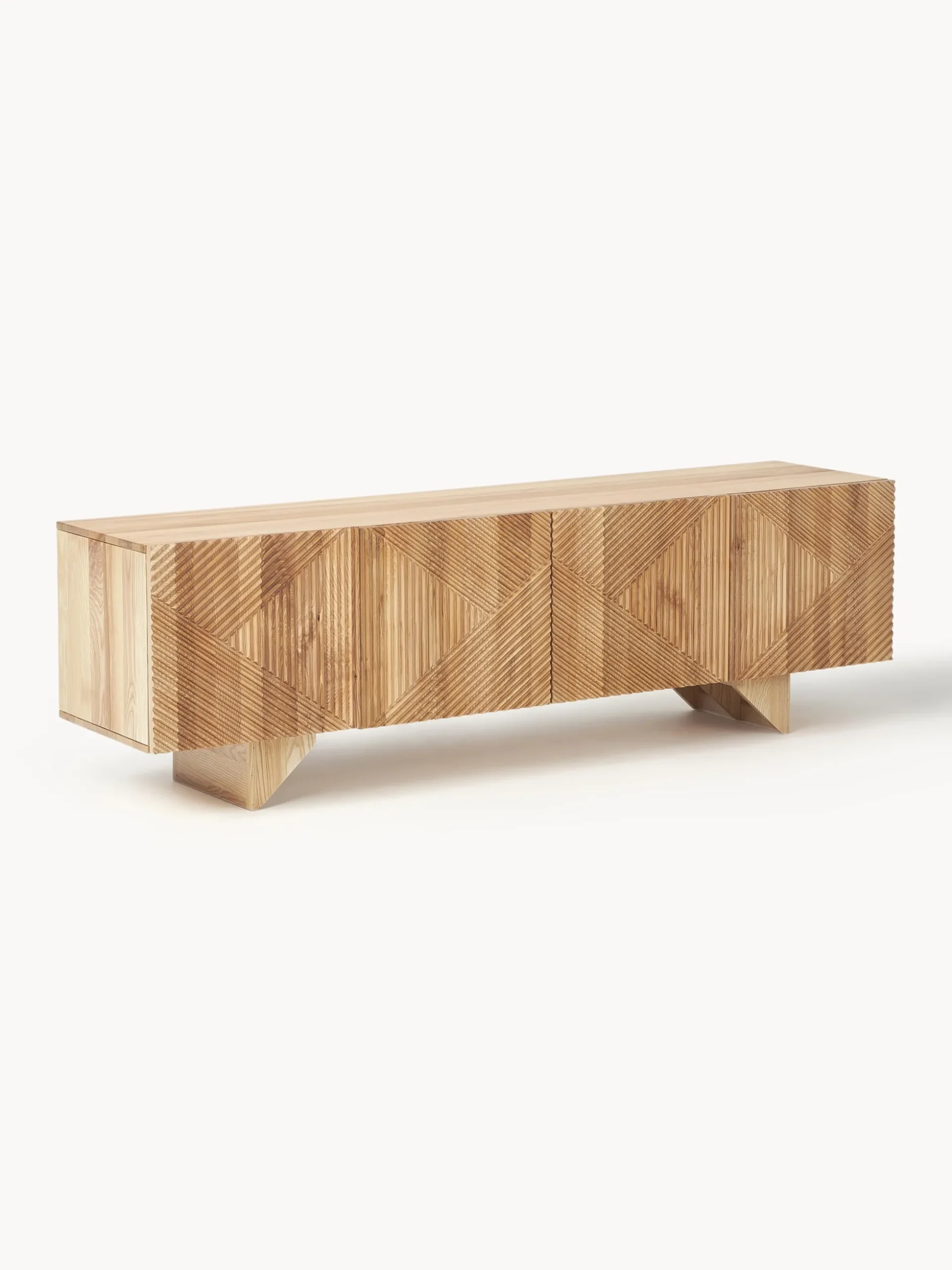 Credenza bassa in legno di frassino Louis