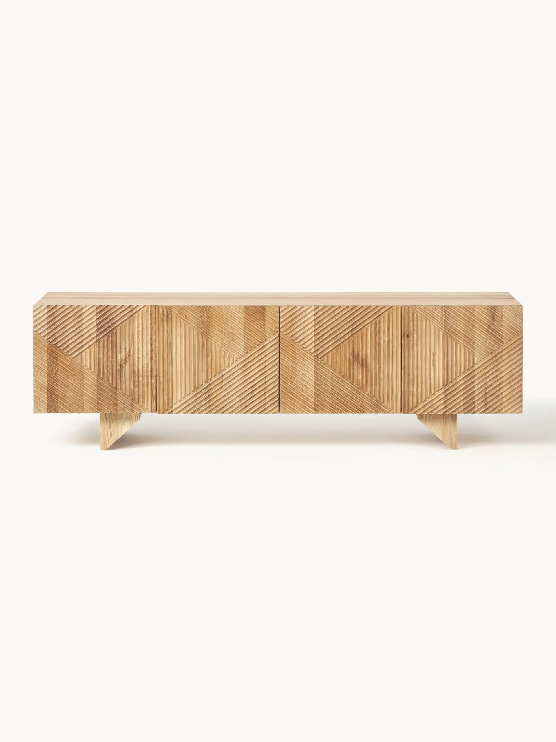 Credenza bassa in legno di frassino Louis