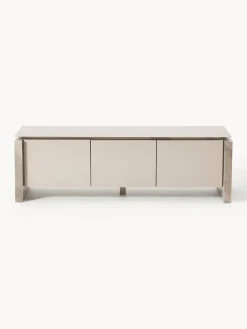 Credenza bassa in marmo e metallo Bruce