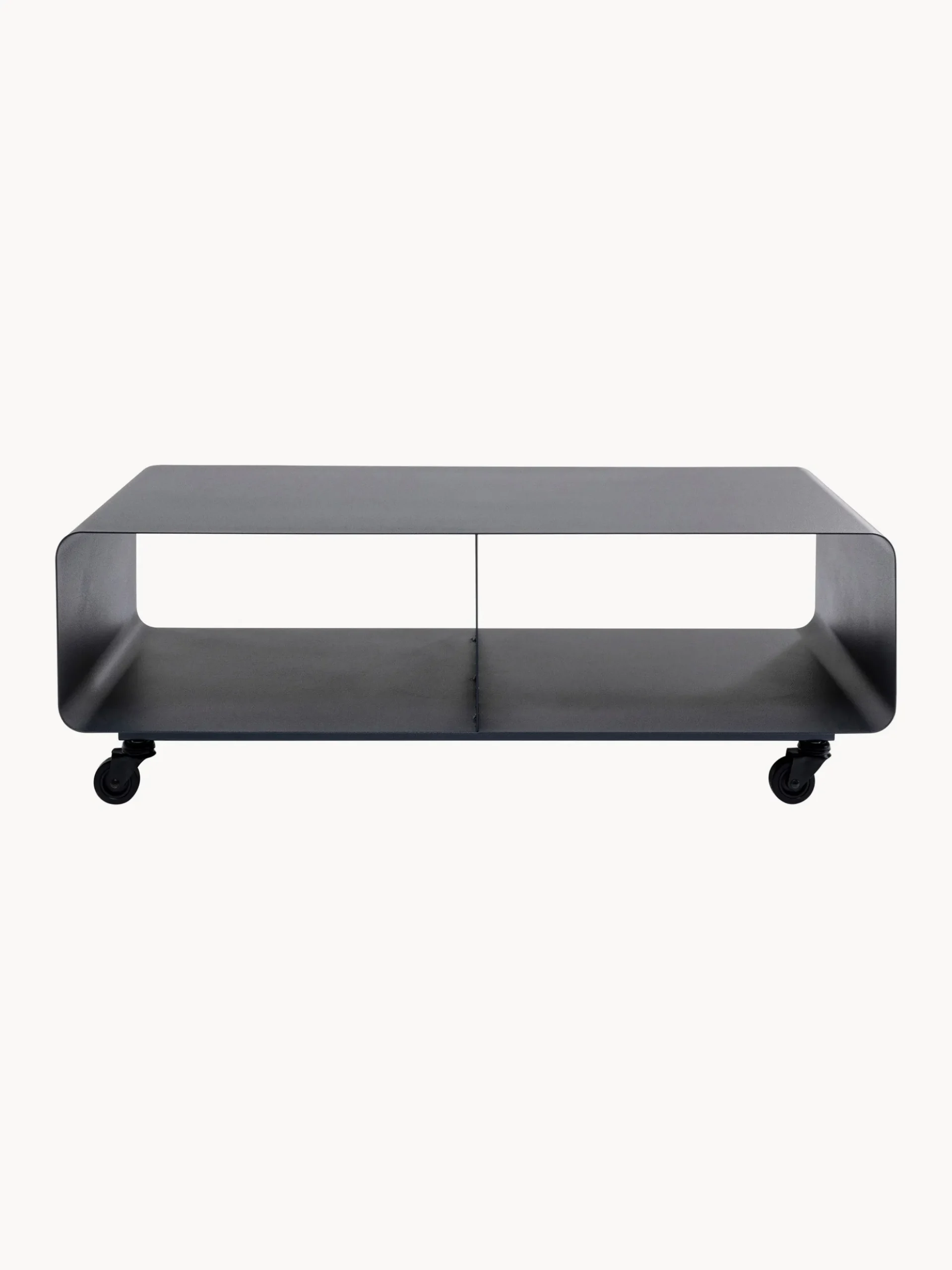 Credenza bassa in metallo con ruote Lounge M