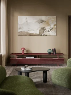 Credenza bassa molto lucida Lennie