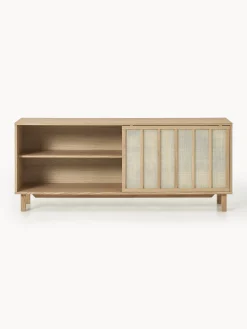 Credenza con frontali in rattan Echo
