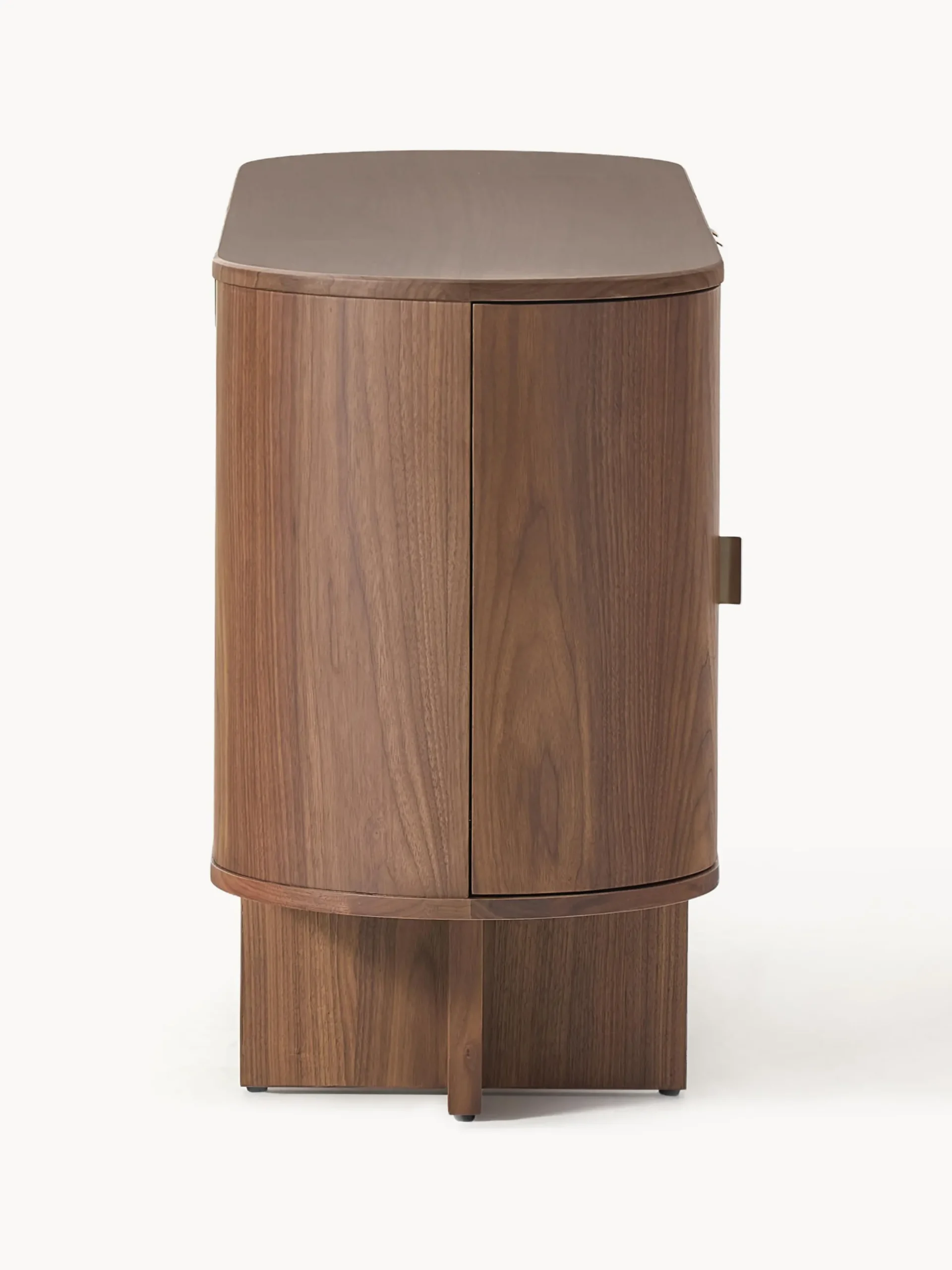 Credenza in legno con angoli arrotondati Zumi