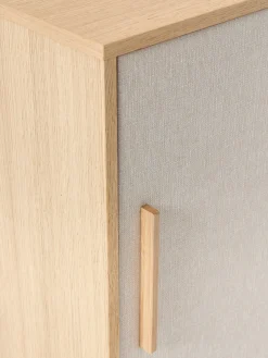 Credenza in legno con frontale imbottito Wisp