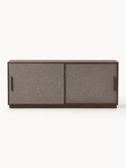 Credenza in legno con frontale imbottito Wisp