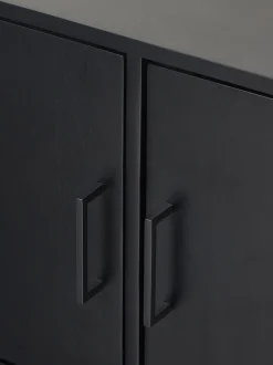 Credenza in legno di mango massiccio con ante Lyle