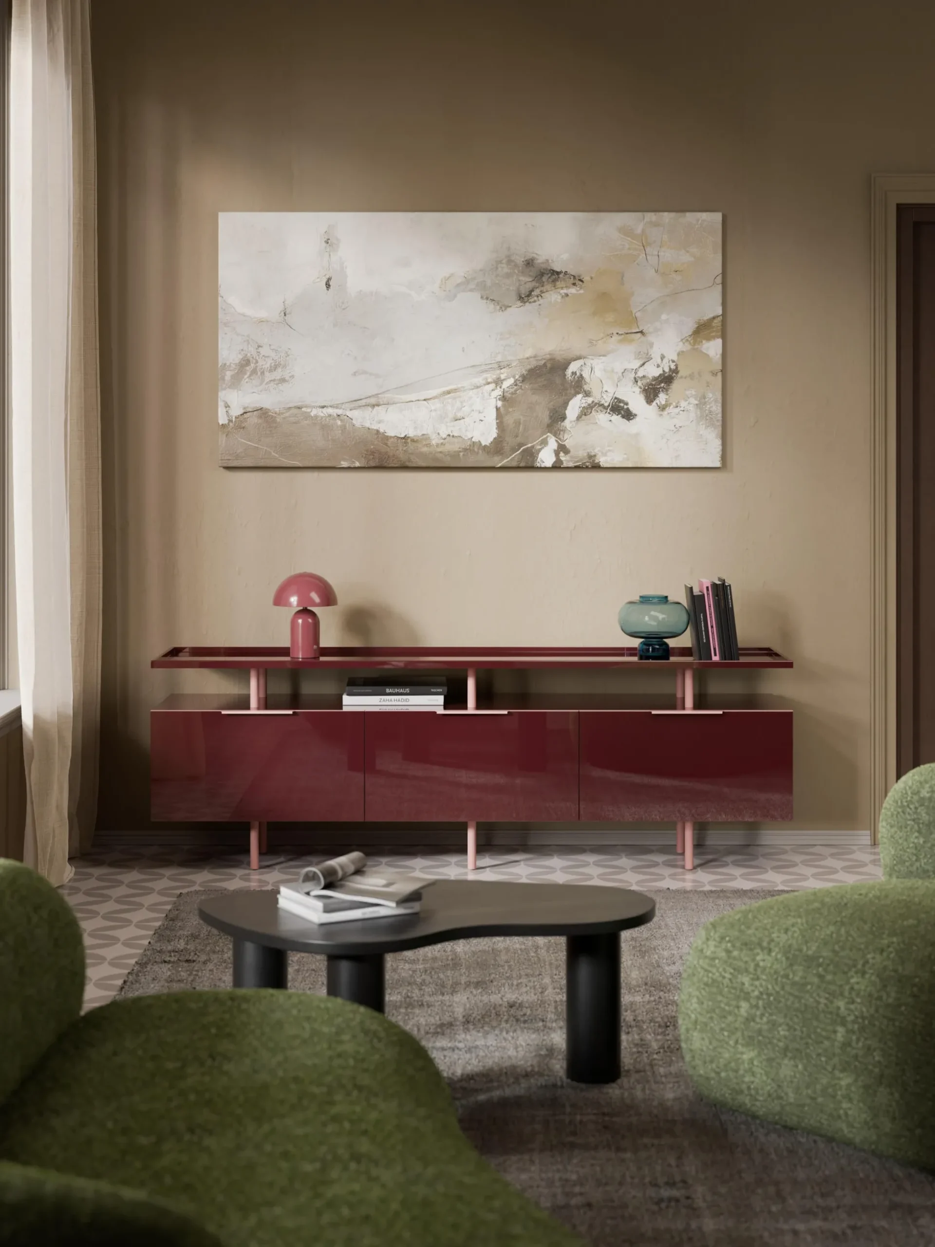 Credenza molto lucida Lennie