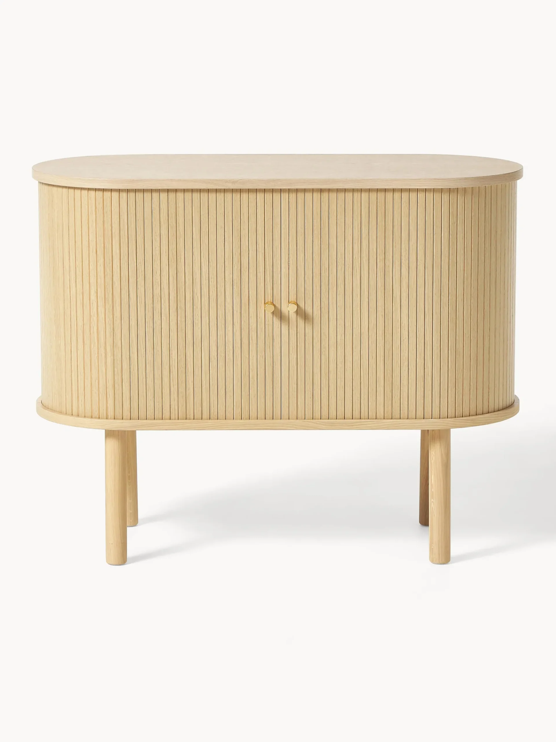 Credenza piccola con frontale millerighe Calary