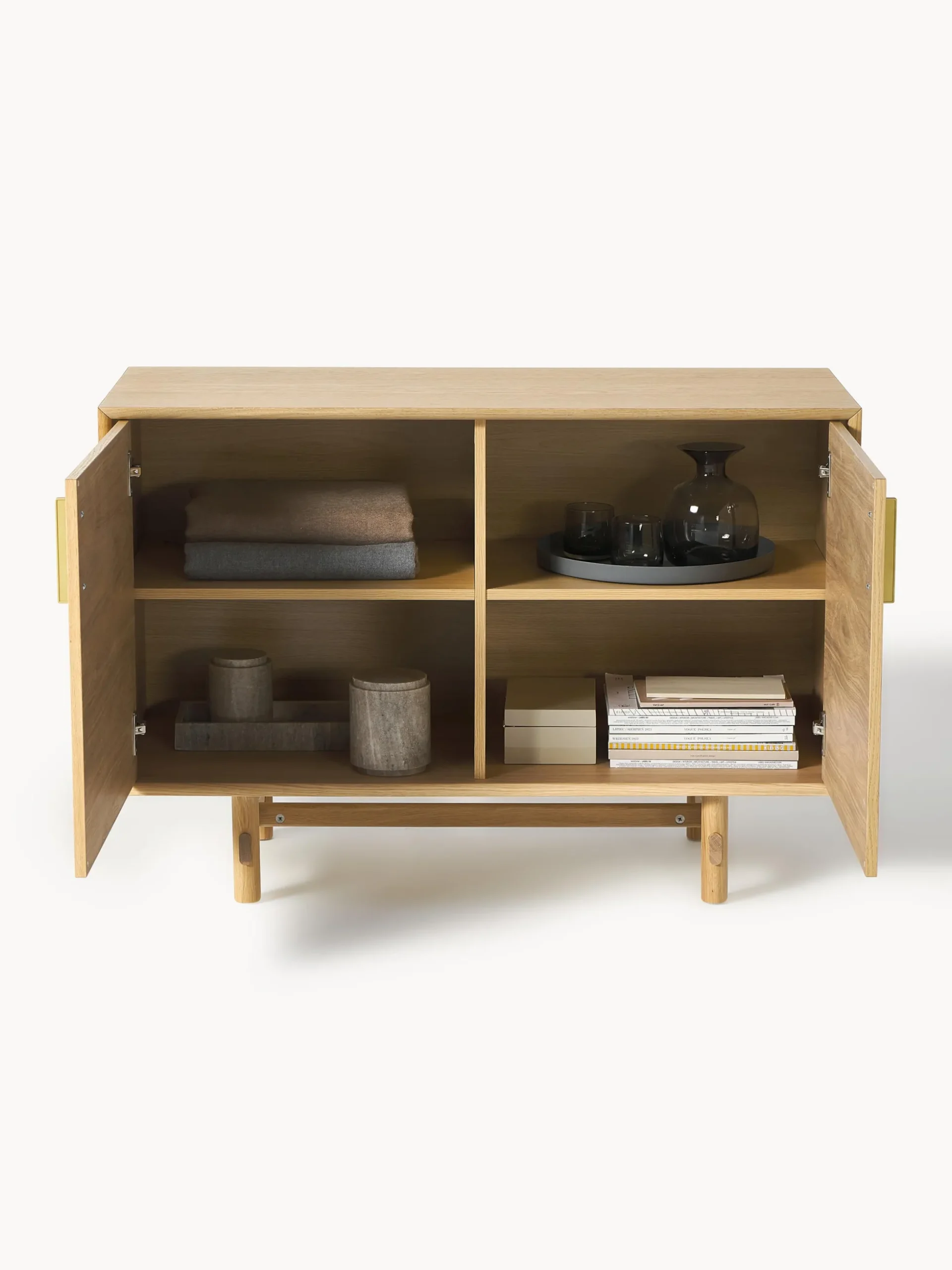 Credenza piccola in legno di quercia Diana