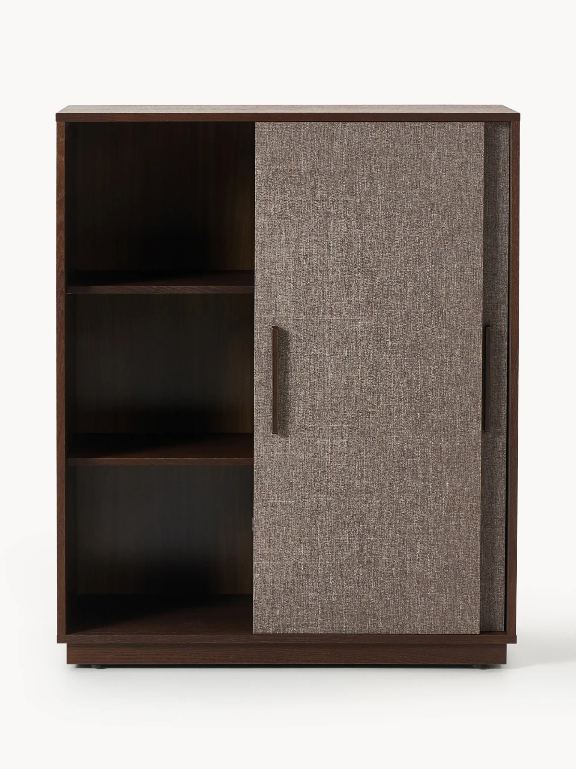 Credenza alta in legno con frontale imbottito Wisp