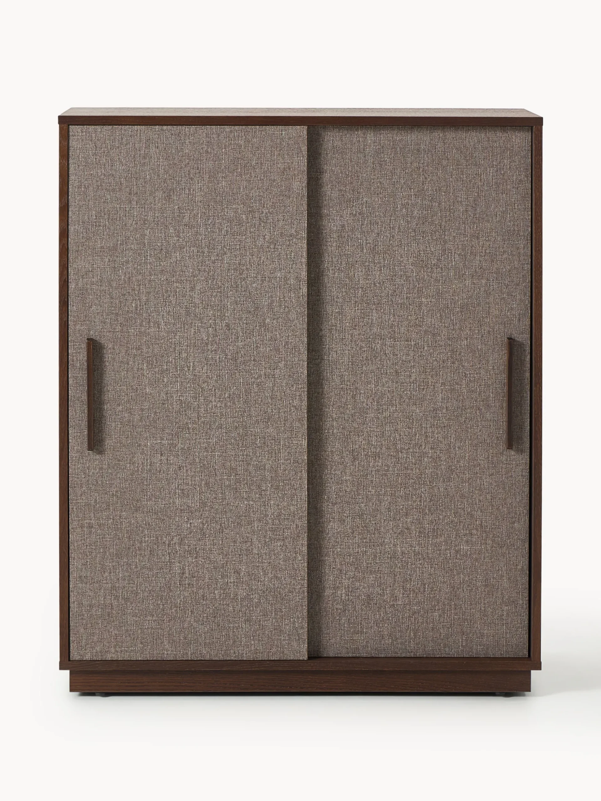 Credenza alta in legno con frontale imbottito Wisp