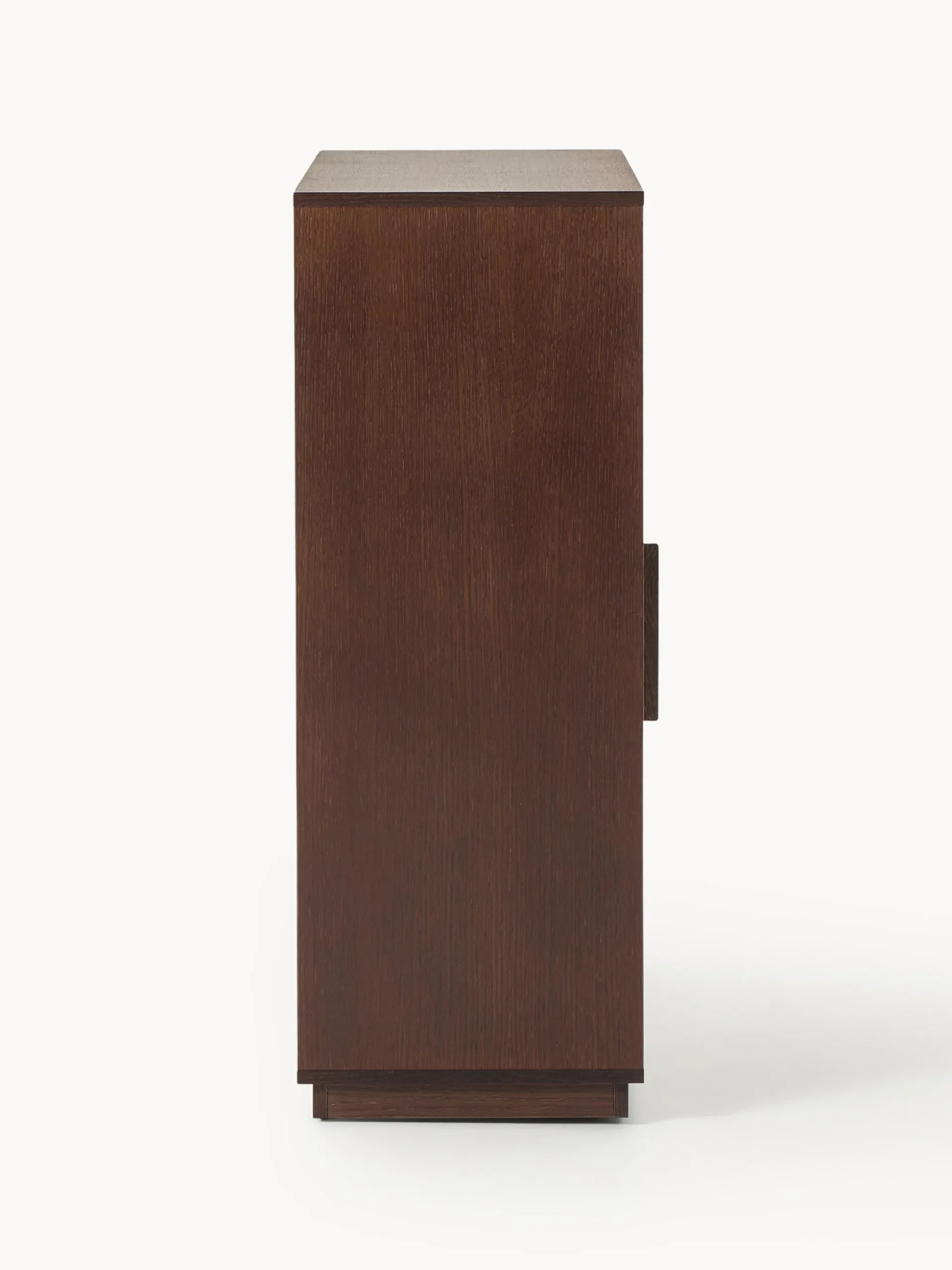 Credenza alta in legno con frontale imbottito Wisp