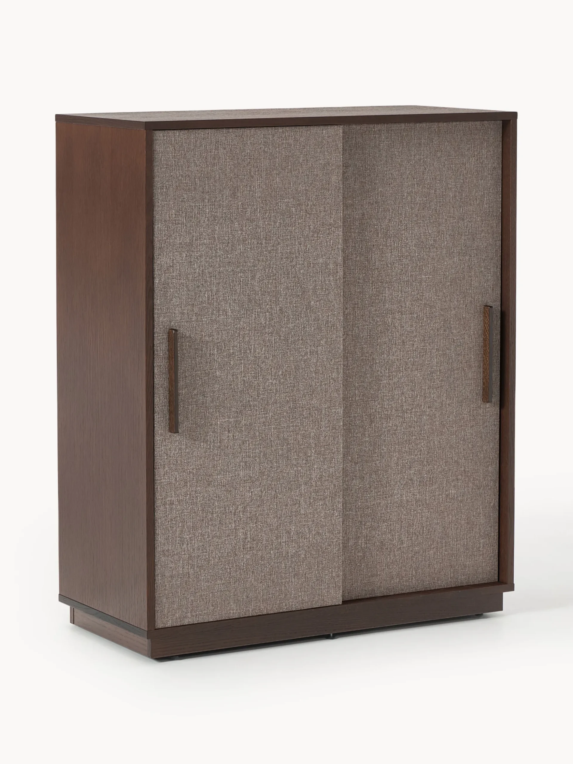 Credenza alta in legno con frontale imbottito Wisp