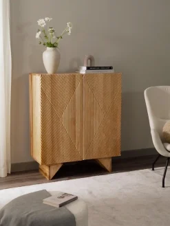 Credenza alta in legno di frassino Louis