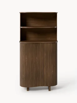 Credenza alta in legno di quercia Soley