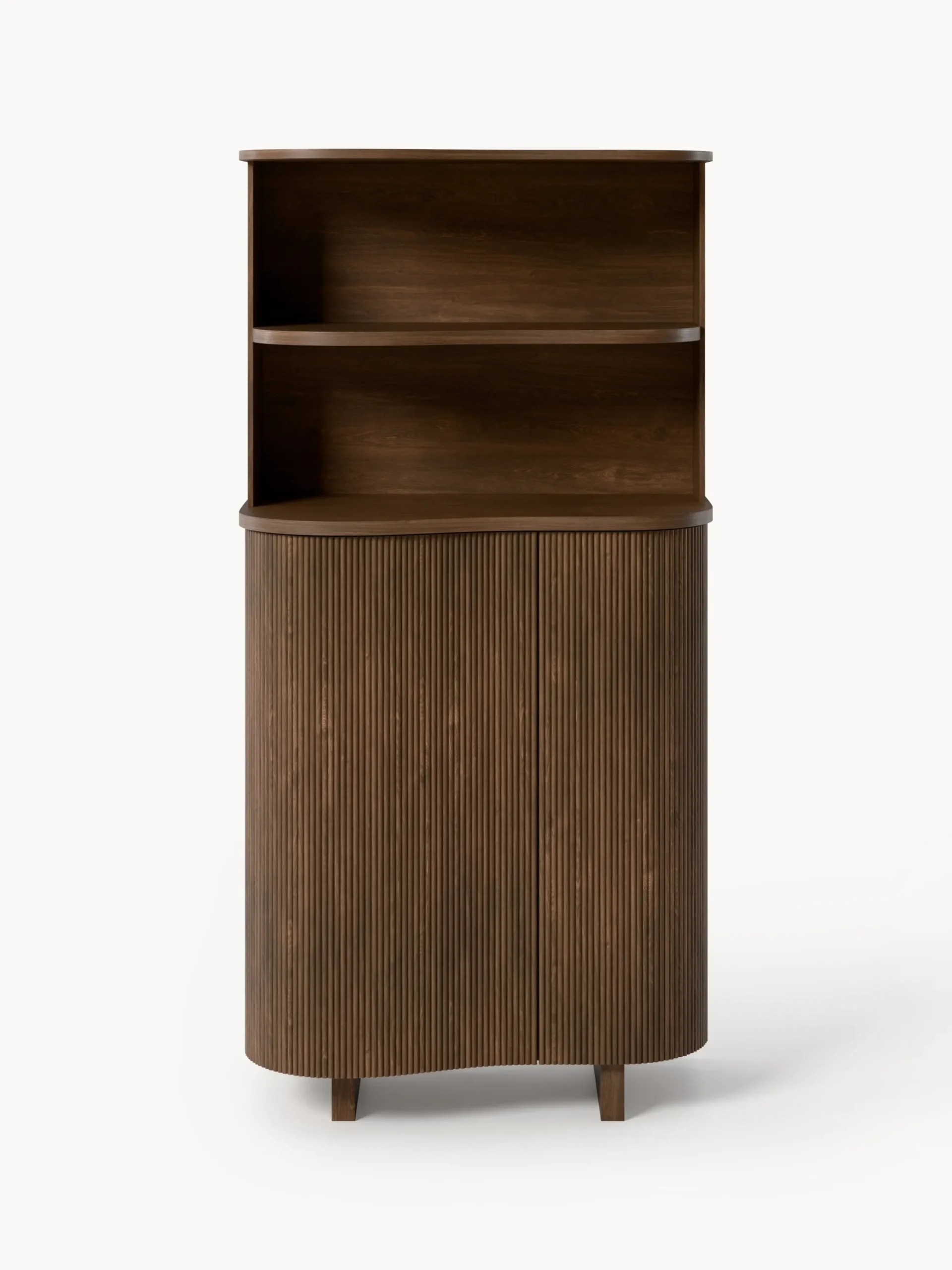Credenza alta in legno di quercia Soley