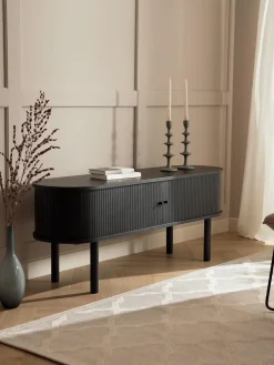 Credenza bassa con frontale millerighe Calary