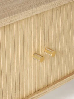 Credenza bassa con frontale millerighe Calary