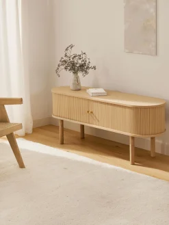 Credenza bassa con frontale millerighe Calary