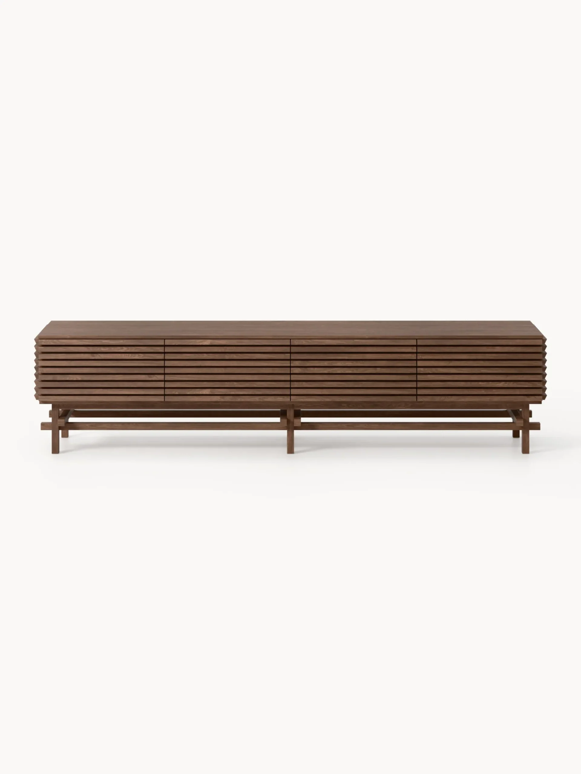 Credenza bassa grande in legno di quercia Pierce
