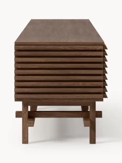 Credenza bassa grande in legno di quercia Pierce