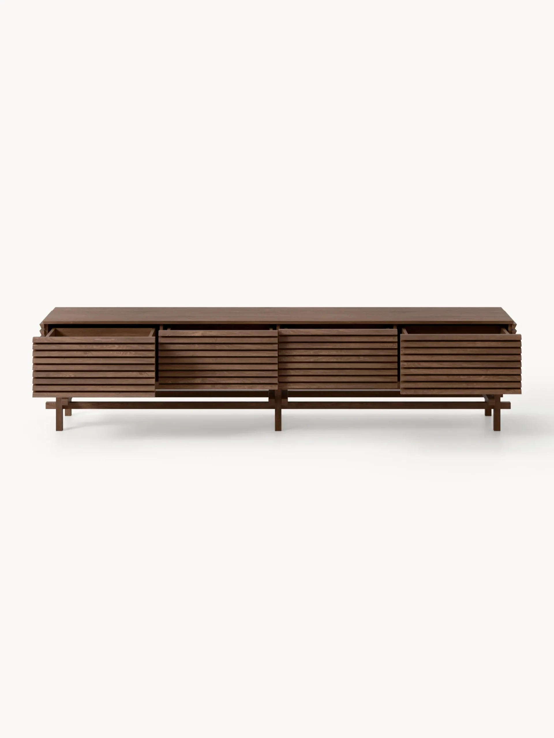 Credenza bassa grande in legno di quercia Pierce