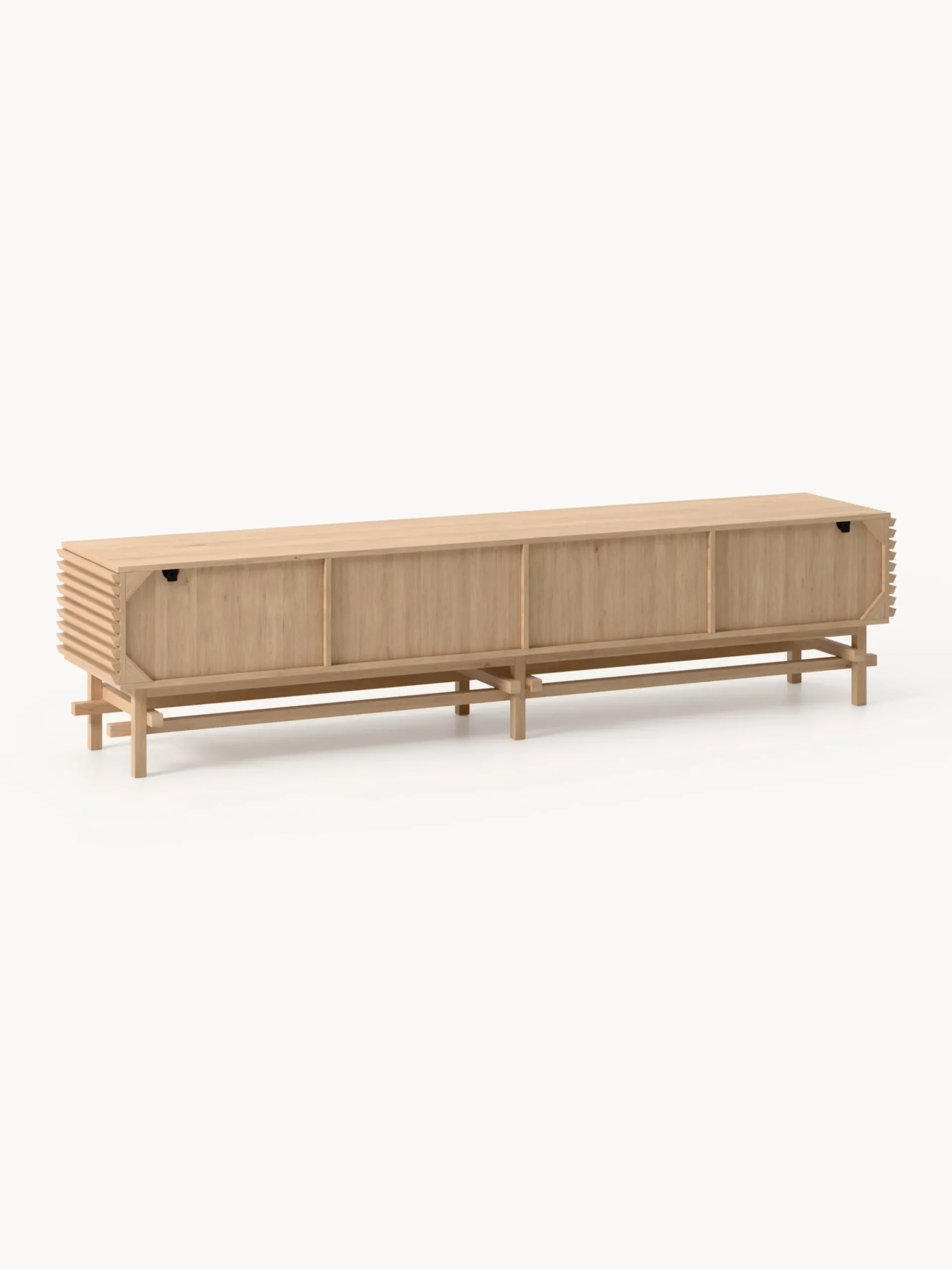 Credenza bassa grande in legno di quercia Pierce