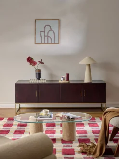Credenza bassa in legno di mango Lyle