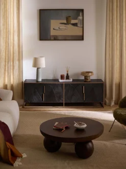 Credenza bassa in legno di mango Harry