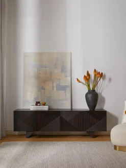 Credenza bassa in legno di mango Louis