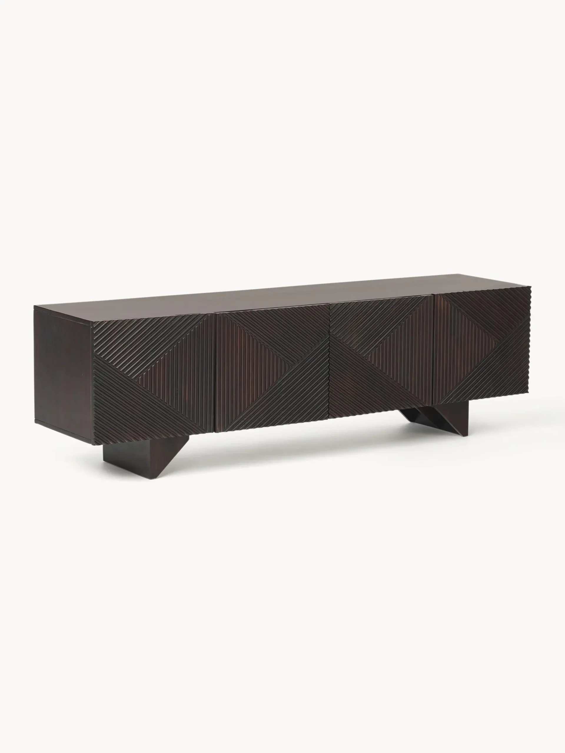 Credenza bassa in legno di mango Louis