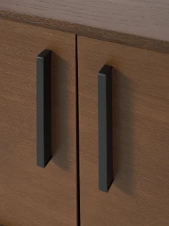 Credenza bassa in legno di quercia Diana