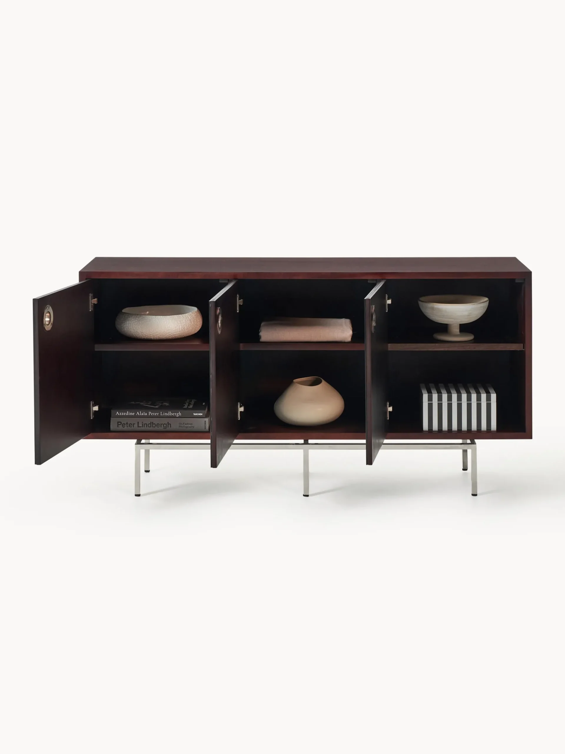 Credenza con ante in vetro a specchio Scarlett