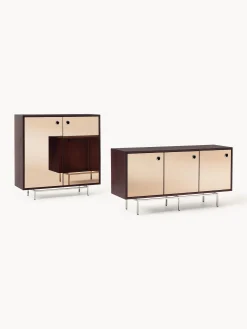 Credenza con ante in vetro a specchio Scarlett