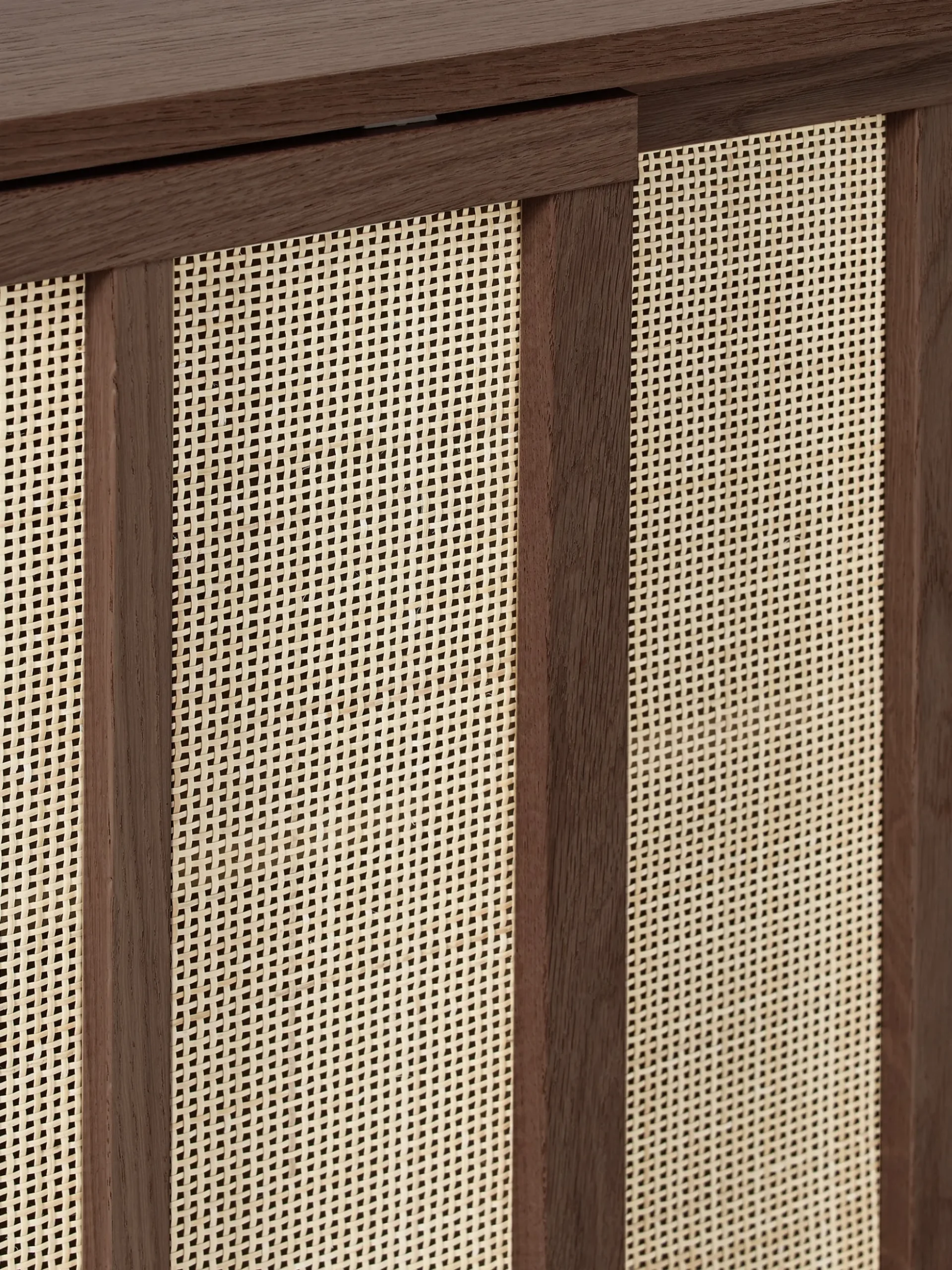 Credenza con frontali in rattan Echo