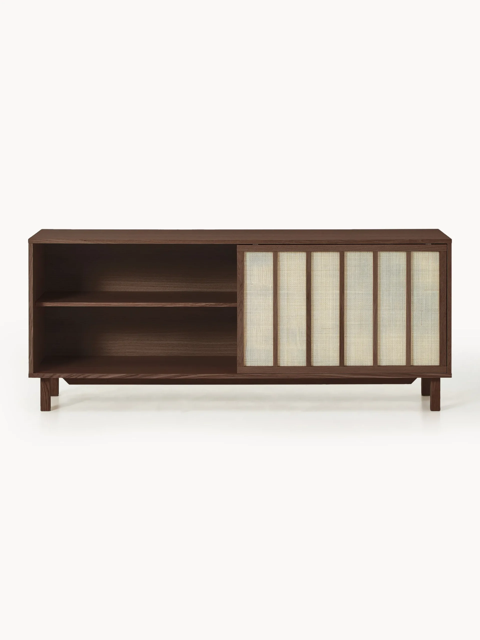 Credenza con frontali in rattan Echo