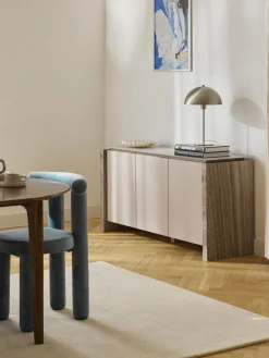 Credenza con gambe in marmo Bruce