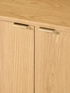 Credenza in legno con angoli arrotondati Zumi